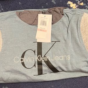 Calvin Klein jeans long BOYS sleeve shirt and pants set size:6 NEW